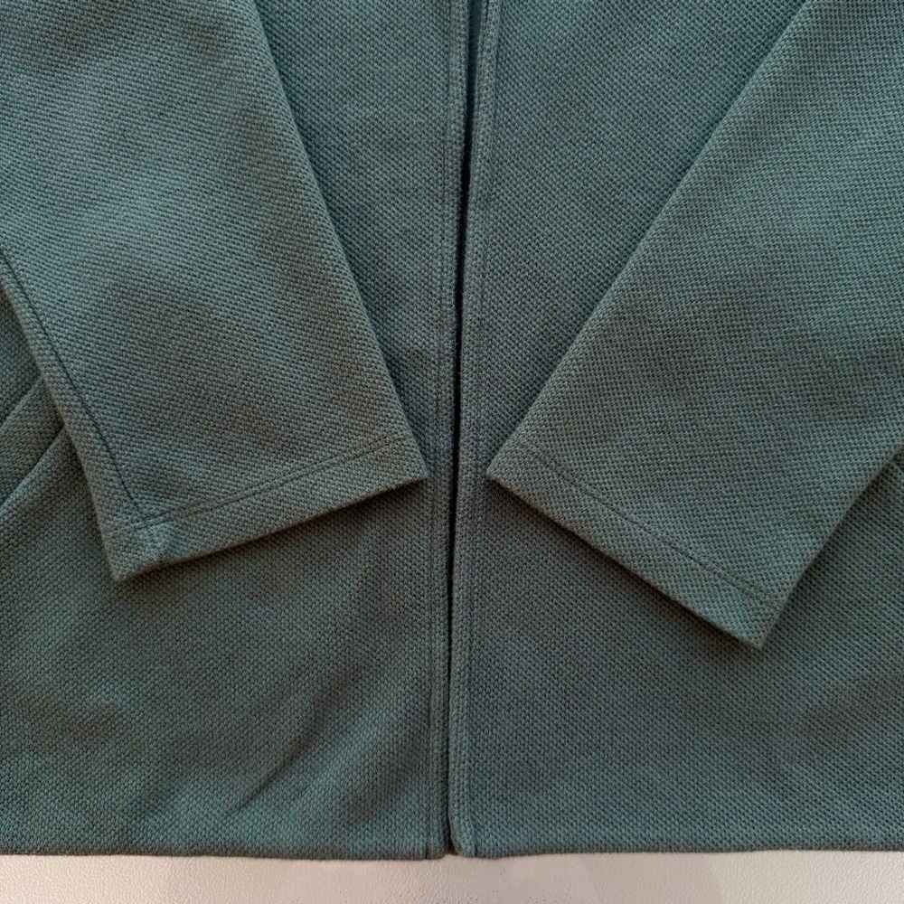 Matty M Dark Sage The Knit Boyfriend Stretch Blazer ~ Women's Large - Picture 3 of 6